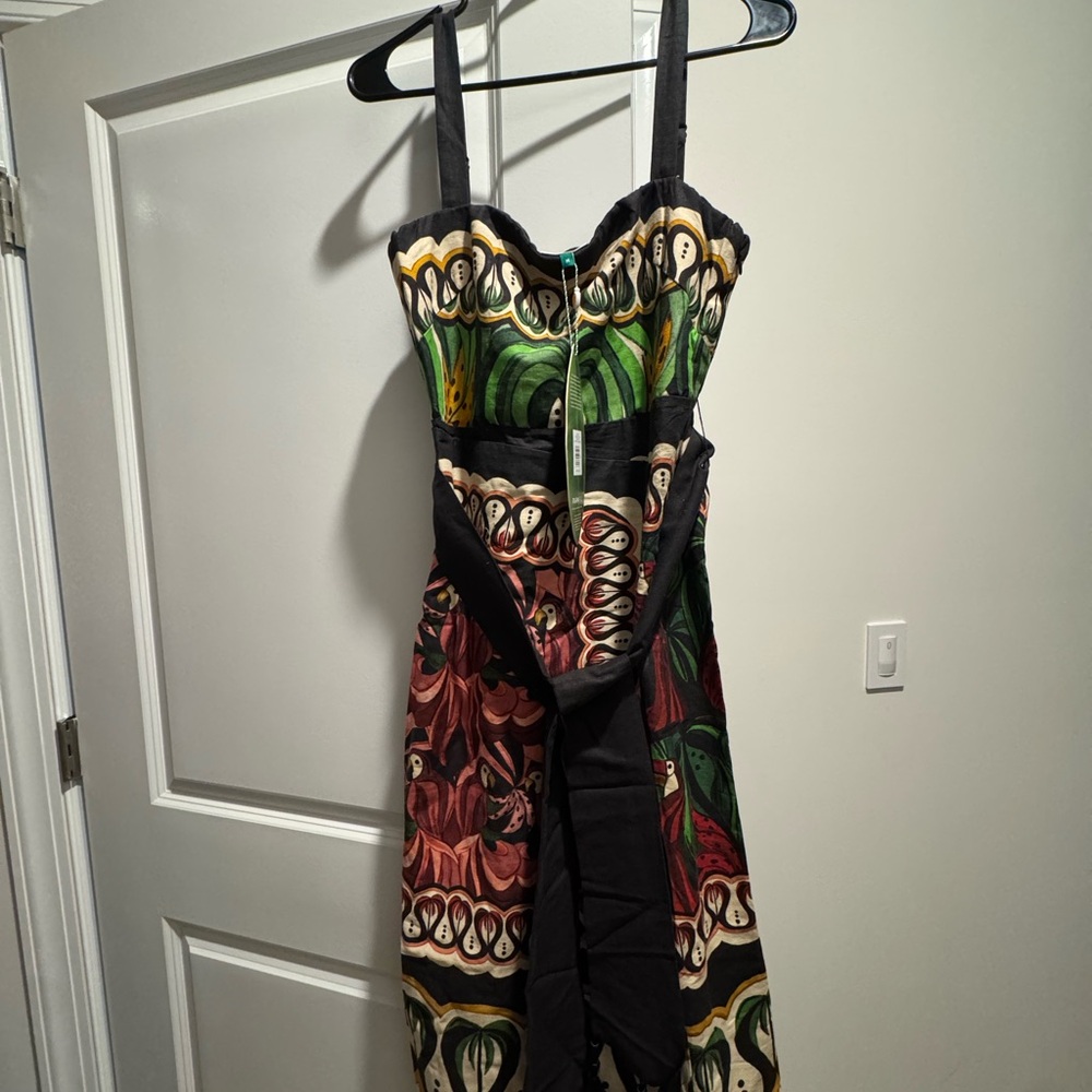 NWT FARM Rio Midi Dress - Picture 2 of 3